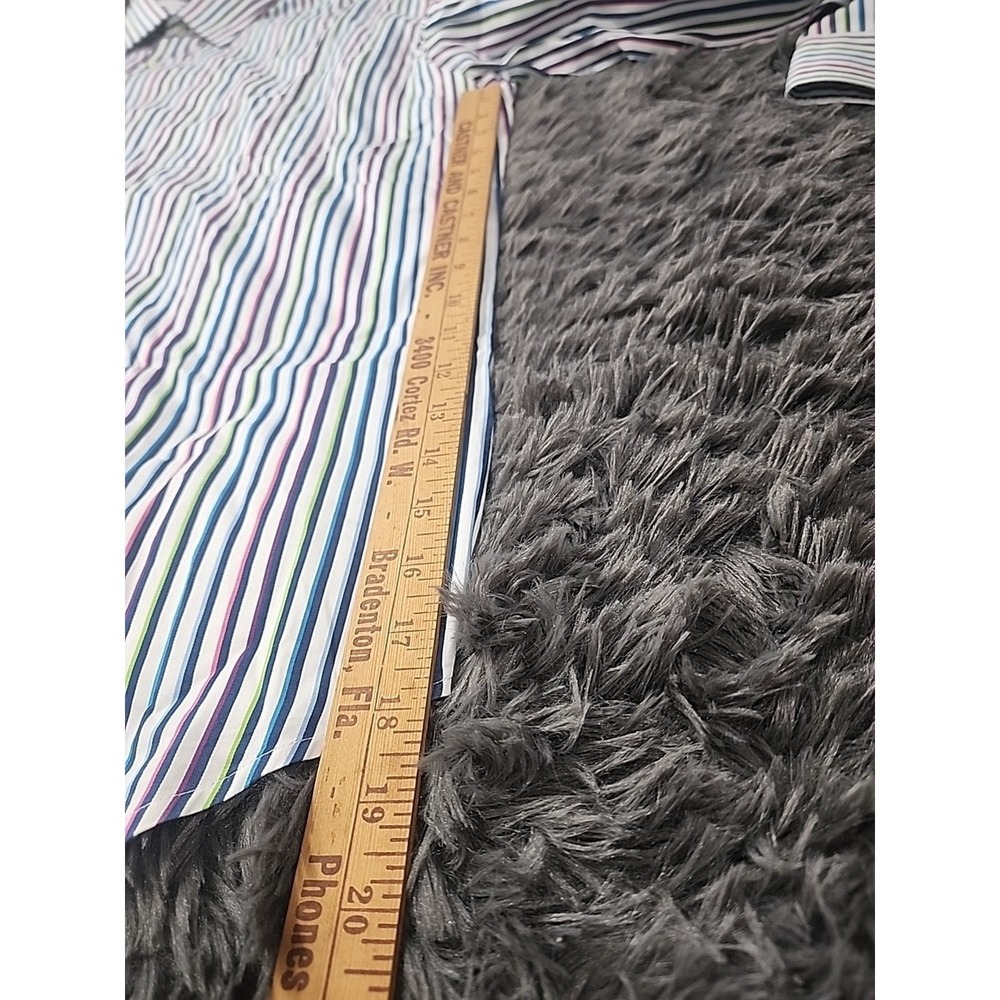 Peter Millar Xl Mens Button Down‎ Long Sleeve Striped Shirt0 - Picture 7 of 11